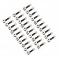 Uxcell 3-in-1 Furniture Connecting Kit 15mm Od Cam Fitting M6x35mm Dowel Screws 10 7mm Pre-inserted Nut 30 Sets