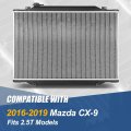 Dpi 13622 Factory Style 1-row Cooling Radiator Compatible With Mazda Cx-9 2 5t 2016-2019 Aluminum Core