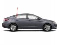 Passenger Right Side Rear Vent Window Glass For Hyundai Elantra 4 Door Sedan 2017-2020 Models 