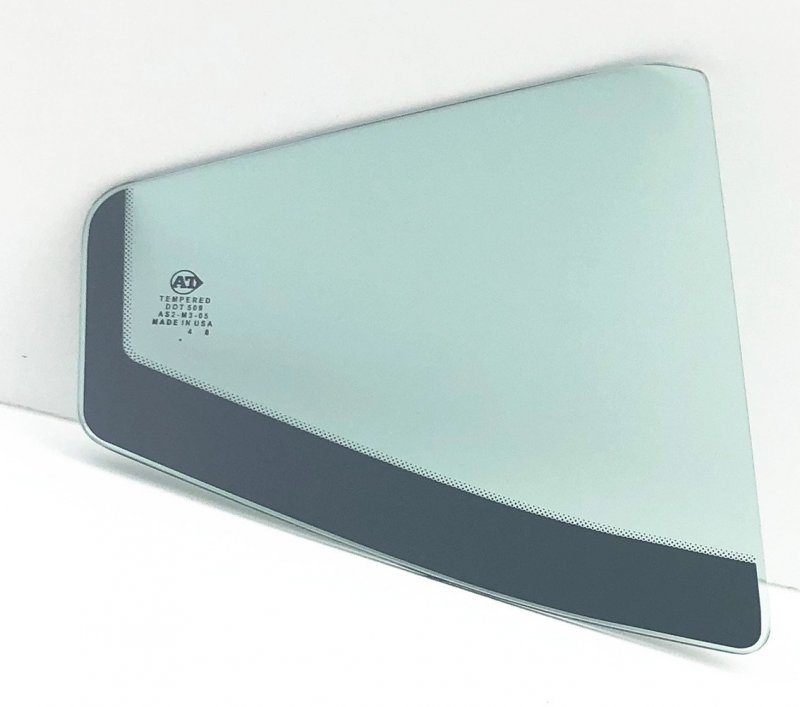 Passenger Right Side Rear Vent Window Glass For Hyundai Elantra 4 Door Sedan 2017-2020 Models