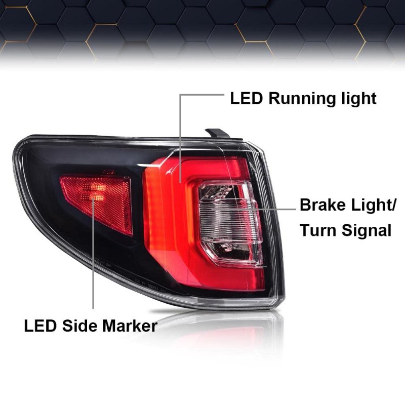 Led Tail Lights For Acadia Sl 2013 2016 Acadia Submodel Denali Sle Slt 2013-2016 Limited Base 2017 Gmc Left Driver Side