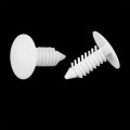 X Autohaux 30pcs 7mm Hole Dia Plastic Bolt Rivets Fastener Mudguard Bumper Clips White For Gm