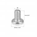 Uxcell M8x14mm Machine Screws Pan Phillips Cross Head Screw 304 Stainless Steel Fasteners Bolts 20pcs