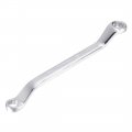 Uxcell 9mm X 11mm 12 Point Offset Double Box End Wrench Polished Finish Cr-v
