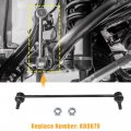 X Autohaux 2pcs Front Sway Bar Links K80879 4882052030 Stabilizer Enda Link Suspension Kit Replacement For Scion Xd 2008-2014