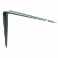 Prime-line Mp11415 Shelf Brackets 12-in X 14-in Stamped Steel Gray Enamel Finish 2 Pack 