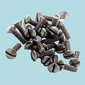 Switchplate Screws 6-32 Steel Copper Oval Head Qty 25 Renovators Supply 