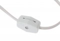 Creative Hobbies Three Light Christmas Village Replacement Accessory Cord A 6 Foot White With 3 Lights Perfect For Lighting