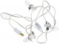 Creative Hobbies Three Light Christmas Village Replacement Accessory Cord A 6 Foot White With 3 Lights Perfect For Lighting