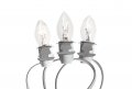 Creative Hobbies Three Light Christmas Village Replacement Accessory Cord A 6 Foot White With 3 Lights Perfect For Lighting