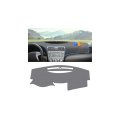 Gray Dashboard Cover Mat For Toyota Camry 2007-2011 Accessories Upgrade Polyester Dash Sunshade Glare Uv Rays Protector 