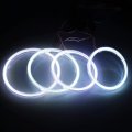 1 Pair Angle Eyes Led Ring Drl Halo 60mm 70mm 80mm 90mm 100mm Angel Cob Chips Headlight For Motorcycle Car