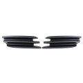 Fog Light Cover Pair For Chrysler Town And Country 2008 2009 2010 Front Driver Passenger Side Matte Dark Gray Ch1038108 