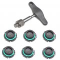 Oil Drain Plug Kit With O-ring Seal For Bmw N20 N26 Engine X1 X3 2 3 4 5 Series Rear-wheel Drive Models 11137605018 Pan Remove 