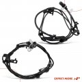A-premium Abs Wheel Speed Sensor Compatible With Mitsubishi Models Galant 2004-2005 Rear Driver And Passenger Side 2-pc Set