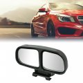 Uxcell Left Side Rear View Blind Spot Auxiliary Mirror Black For Truck Car