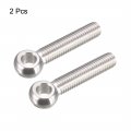 Uxcell M10 X 50mm Machinery Shoulder Swing Lifting Eye Bolt 304 Stainless Steel Metric Thread 2pcs