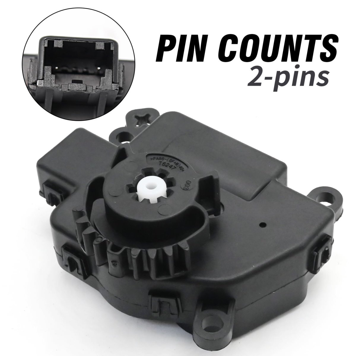 Hvac Heater Blend Door Actuator With Gear 604-045 For Dodge Durango And Jeep Grand Cherokee 2011 2012 2013 Part 68214880aa