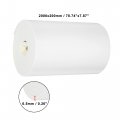X Autohaux 2000x200x6 5mm Car Auto Garage Wall Guard Door Bumper Protector Anti Collision Waterproof White