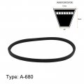 Uxcell A680 V-belts 680mm Inner Girth 13mm Top Width 8mm Thickness A-section Rubber Drive Transmission Belt