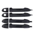 Pack Of 4 Front Rear Left Driver And Right Passenger Side Exterior Outside Outer Door Handle 