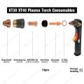 Xt30 Xt40 Torch Swirl Ring 249931 For Miller Plasma Consumables 10pcs