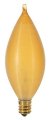 Satco 25c11 A Incandescent Decorative Light 25w E12 C11 Spun Amber Bulb Pack Of 24 