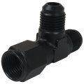 6an Flare Male Tee Adapter An6 Female Swivel 1500psi Heavy Duty Anodized Aluminum Auto Fluid And Fuel System Parts Black 9 