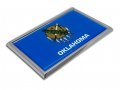 Elektroplate Premium Oklahoma Ok State Flag Osage War Shield All Metal Chrome Emblem For Cars Trucks And Auto Universal Fit At