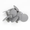 Dzmzl Headliner Retainer Plastic Trim Clips Fasteners Set Of 10 Interior Liner Pins Gray For Ford Aerostar F250