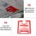 Junleli Rearview Mirror Base Decoration Cover Trim Sticker For Suzuki Jimny 2019 2020 2021 2022 2023 Car Interior Accessories
