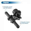 X Autohaux Hvac Heater Control Valve For Dodge Ram 1500 2500 3500 Van 1999-2003 B1500 B2500 B3500 1998 Water Replaces 5011241aa