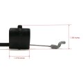 Engine Control Cable 4 Pack For Husqvarna 7021 Cmb Lawn Mower 2001 To 2004 52 In Length And 45 3 8 Conduit With Z Bend Ends