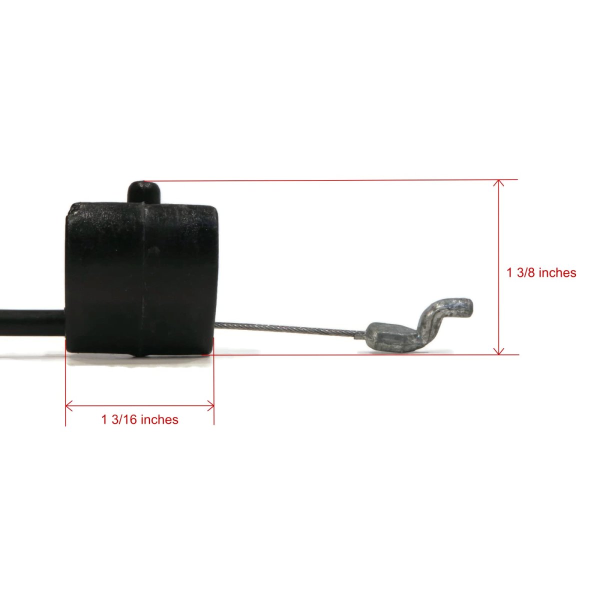 Engine Control Cable 4 Pack For Husqvarna 7021 Cmb Lawn Mower 2001 To 2004 52 In Length And 45 3 8 Conduit With Z Bend Ends