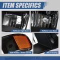 4pcs Switchback F-led Drl Composite Headlights Assembly And Bumper Lamps Compatible With Chevy Express Gmc Savana 1500-4500