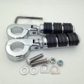 Smt Group Motorcycle Chrome Footrest Foot Pegs 1 4 Clamps For Goldwing Gl1800 Gl1100 Vt750 Shadow Vt750c Vt1100 Vtx1300 Magna