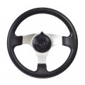 Alveytech Go-kart Steering Wheel With Cap For Kandi Hammerhead Roketa Taotao Go-karts Dune Buggies 
