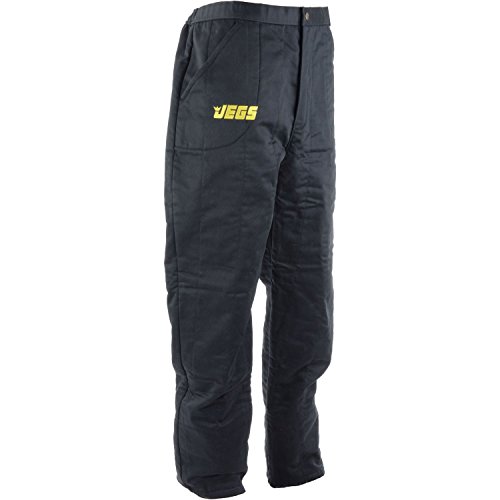 Jegs Performance Products 6012 Black Triple Layer Pants Large Boot Cuffs