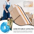 Upkoch 4 Pcs Tie Down Straps Adjustable Lashing Ratchet Cargo With Cam Buckle For Packing Or Luggage Blue