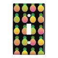 Colorful Pineapples Pattern Plastic Wall Decor Toggle Light Switch Plate Cover 