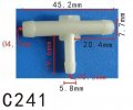 Autobahn88 Tee Clip Compatible With Gm Oem Pack Of 20