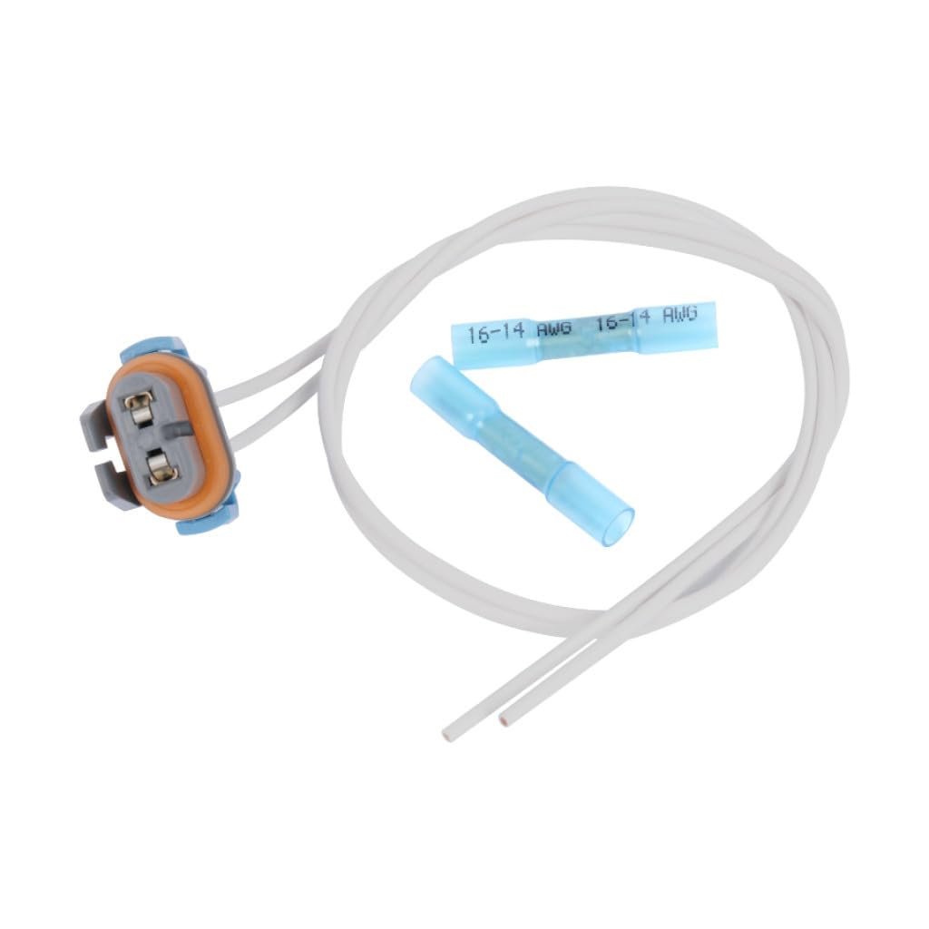 Multi Purpose Pigtail For Buick Rendezvous 2006 2007 Oval Medium Gray 2 Terminal Female Pin With Splices