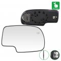 Ocpty Passenger Side Mirror Glass Replacement Fit For 2003-2006 Cadillac Escalade Esv 2002-2006 Chevrolet Avalanche 1500 2500
