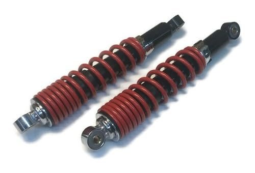 Red Front Rear 12 In Shocks 10mm Id For Manco 6007r-01 6006r-01 Intruder Rt 2 Pack 8mm Spring Gauge Od 600lb Max Load