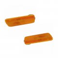 Am Side Marker Parking Turn Signal Corner Light Lamp Front Pair Set For Jetta Golf 