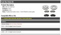 Front Semi Metallic Disc Brake Pad And Rotor Kit Compatible With 2008-2016 Dodge Grand Caravan