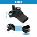 X Autohaux Car Air Pressure Sensor For Vw Jetta Mk5 Mk6 2006-2014 Audi Skoda Seat 038906051b Abs Black