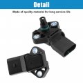 X Autohaux Car Air Pressure Sensor For Vw Jetta Mk5 Mk6 2006-2014 Audi Skoda Seat 038906051b Abs Black