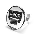 Jeep Grille Logo Steel Tow Hitch Cover Plug 