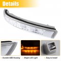 Uxcell 1 Pair Car Led No 876133j000 876233j000 Left Right Side Rear View Mirror Turn Signal Amber Light Indicator For Hyundai
